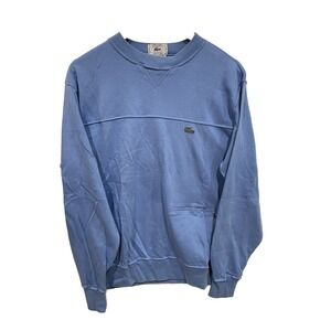 Vintage Lacoste IZOD Men's Long Sleeve Shirt Blue Japan 100% Cotton Size M